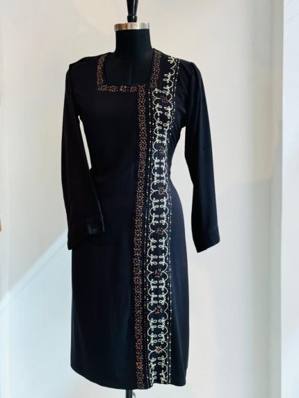 Asymmetric Hand Embroidered Salwar Kameez